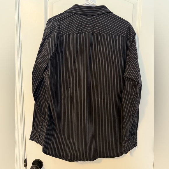 APT. 9 Men's Black Striped Shirt Size L - Picture 2 of 4